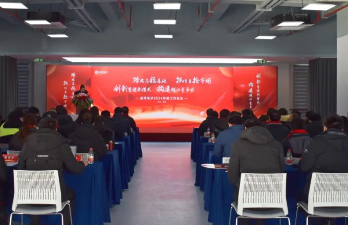 臺佳電子2024年度工作會議隆重召開！